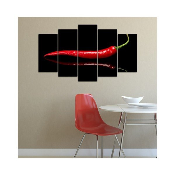 Višedijelna slika 3D Art Chilli Duro, 102 x 60 cm-image-1