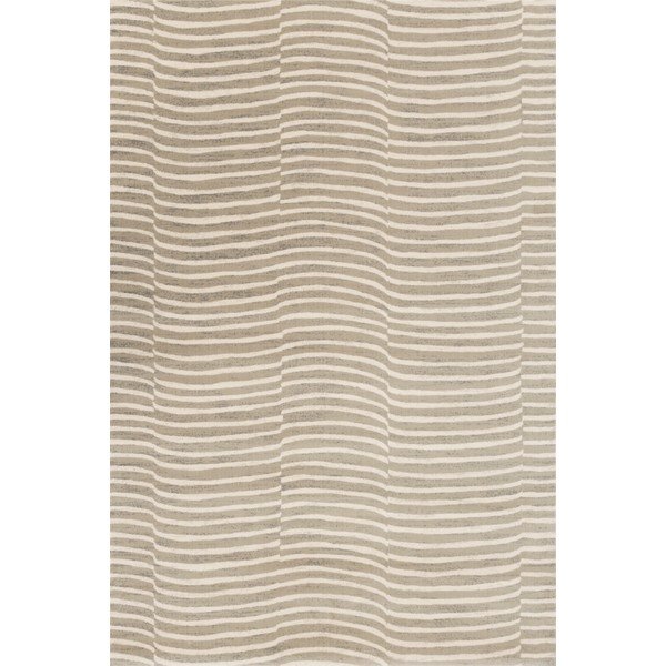 Sivo-bež vunen tepih 133x190 cm Agnus Tides – Agnella