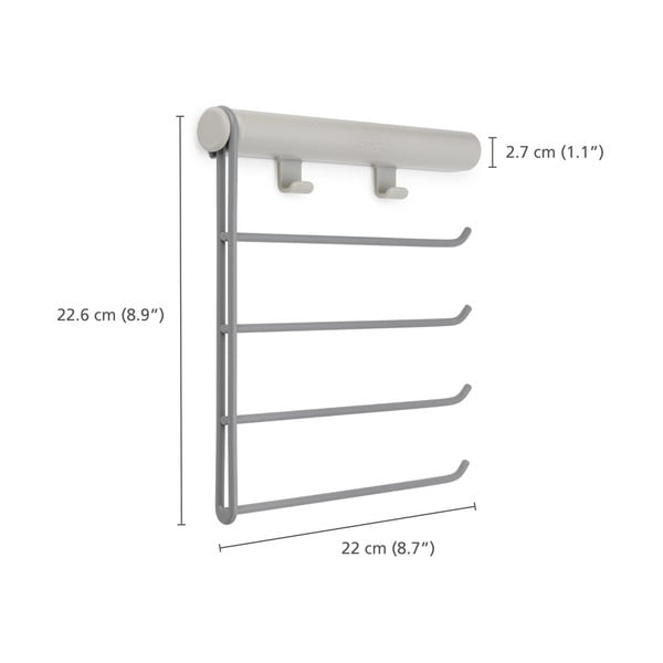 Metalna vješalica za kravate i remenje Orderly – Joseph Joseph-image-4