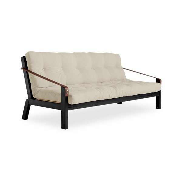 Sofa na razvlačenje Karup Design Poetry Black/Beige-image-3