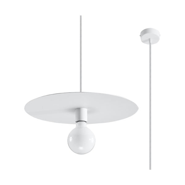 Bijela viseća svjetiljka ø 40 cm Livago – Nice Lamps