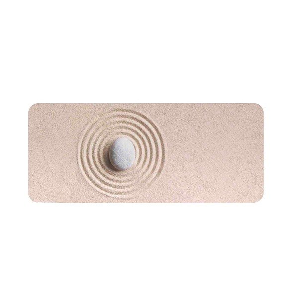 Svjetlo smeđa kupaonska prostirka 50x120 cm Serena – douceur d'intérieur