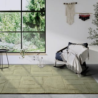 Zeleni ručno rađen vuneni tepih 160x230 cm Alexis – Villeroy&Boch