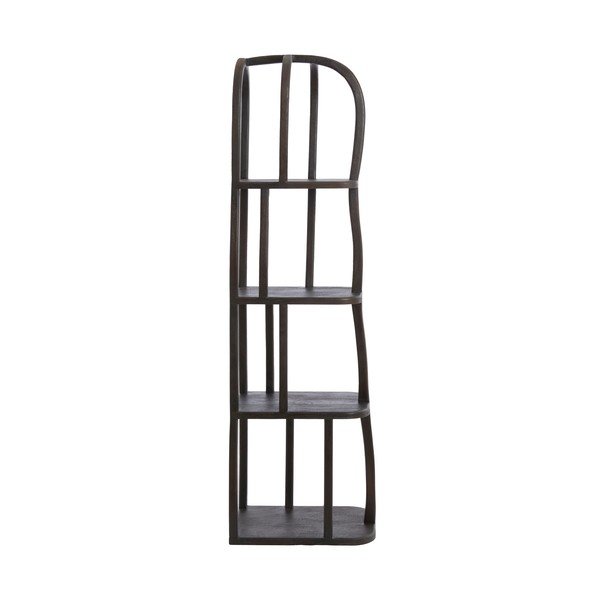 Regal od masivnog manga u tamnoj prirodnoj boji 53x175x40 cm Lowe – Light & Living-image-1