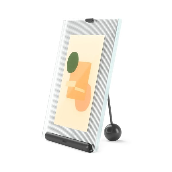 Crni stakleni stojeći okvir 16x20 cm Flute – Umbra-image-4