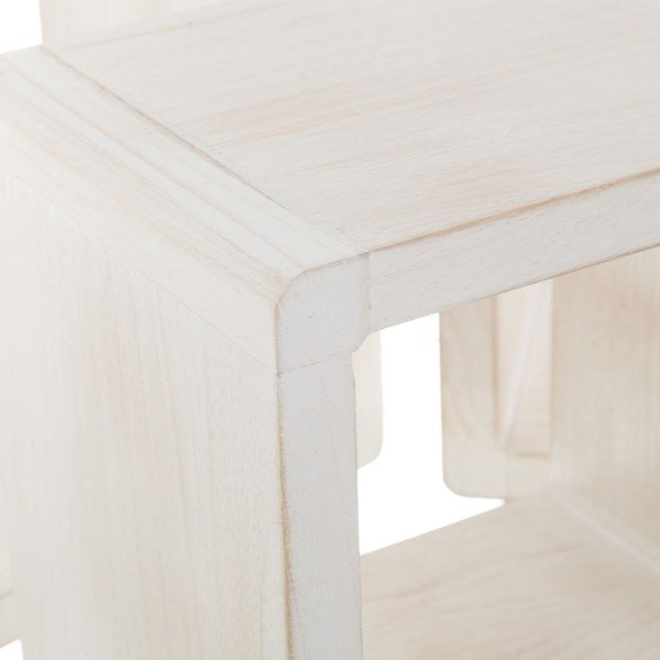 Bijele police u setu 3 kom od masivne paulovnije – Casa Selección-image-2