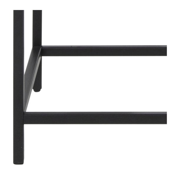 Crna vitrina s policama u hrastovom dekoru Acton Seaford-image-2