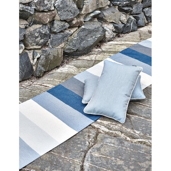 Plavi/krem unutarnji i vanjski tepih 70x100 cm Molly Ocean Grey – Pappelina-image-2