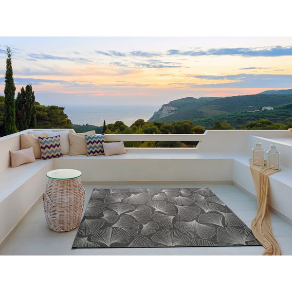 Tamno sivi vanjski tepih Universal Tokio, 80 x 150 cm-image-1