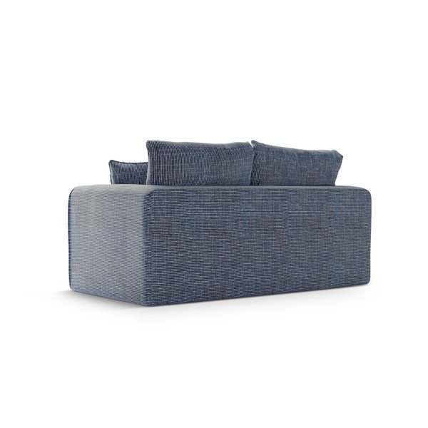 Prljavo plava sklopiva sofa 158 cm Lido – Micadoni -image-3