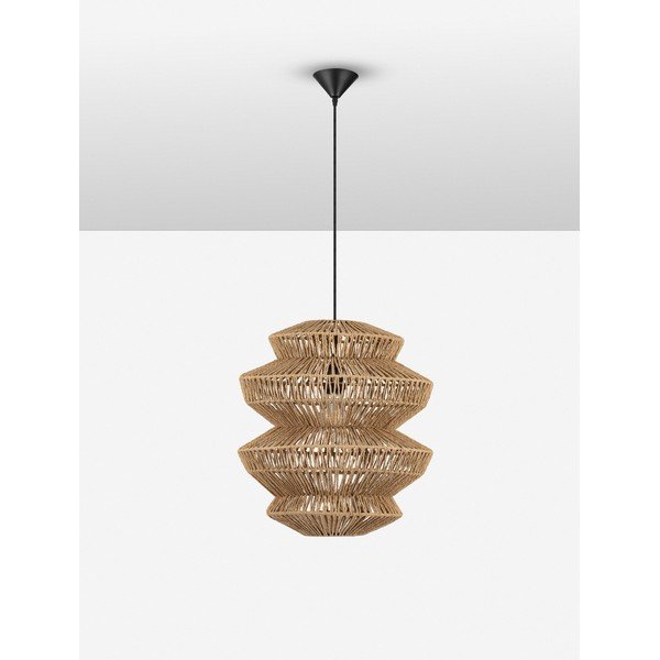 Viseća svjetiljka od užeta u prirodnoj boji ø 40 cm Nua – Nova Luce-image-4