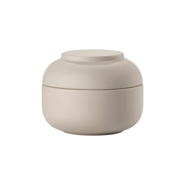 Bež kupaonski organizator od kamenine za pamučne vatice Sensu – Zone