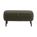 Zelena klupa od bouclé tkanine Harlow – House Nordic