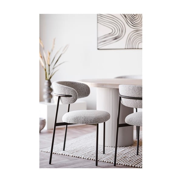 Blagovaonski stol s pločom stola u dekoru jasena 100x220 cm Solva – House Nordic-image-3