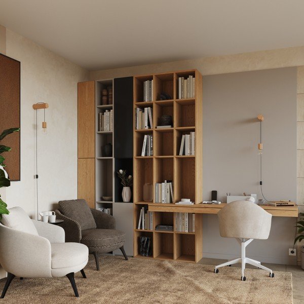 Zidna lampa u prirodnoj boji Arcadia – Sollux-image-3