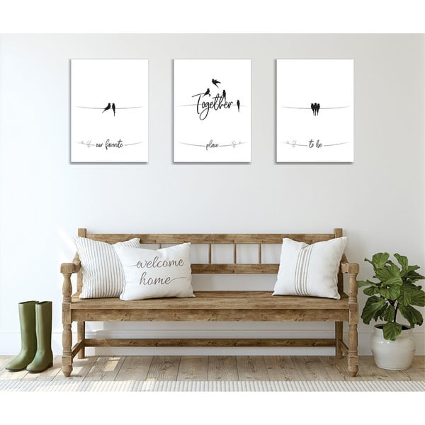 Slike u setu od 3 komada 30x40 cm - Wallity-image-3
