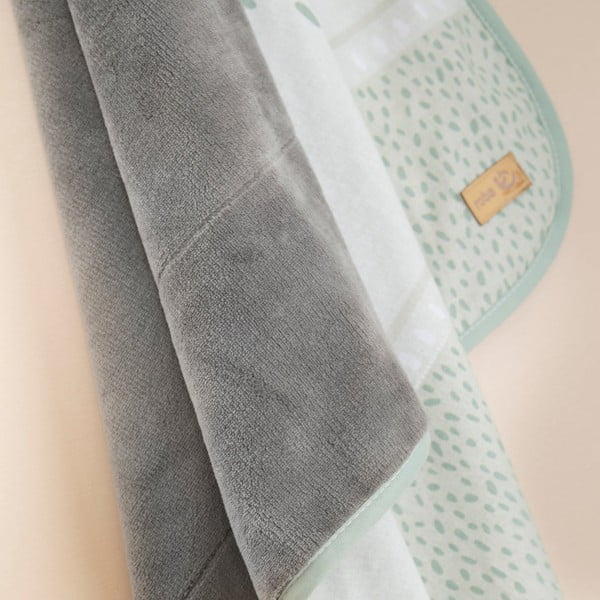 Svijetlo zelena deka za bebe od mikropliša 80x80 cm Woodland Buddies – Roba-image-3