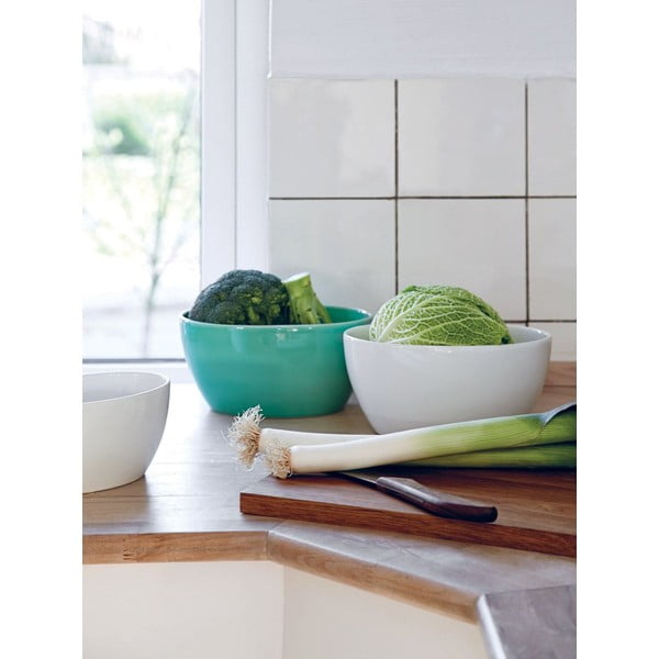 Bijela ovalna zdjela od kamenine Kähler Design Ursula, 22 x 13,5 cm-image-2