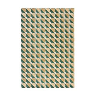 Žuti /zeleni tepih 120x170 cm Carlos Circle Geo – Flair Rugs