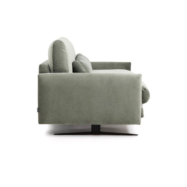 Zelena baršunasti sofa 240 cm Veliro – Kave Home-image-3