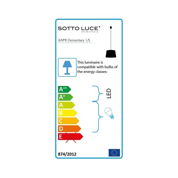 Viseća lampa Sotto Luce Kami Puro-image-1
