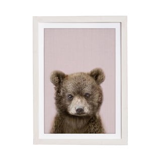 Zidna slika u okviru Querido Bestiario Baby Bear, 30 x 40 cm