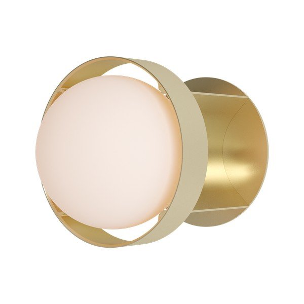 Zidna lampa s mogućnosti zatamnjivanja u zlatnoj boji Loop – tala