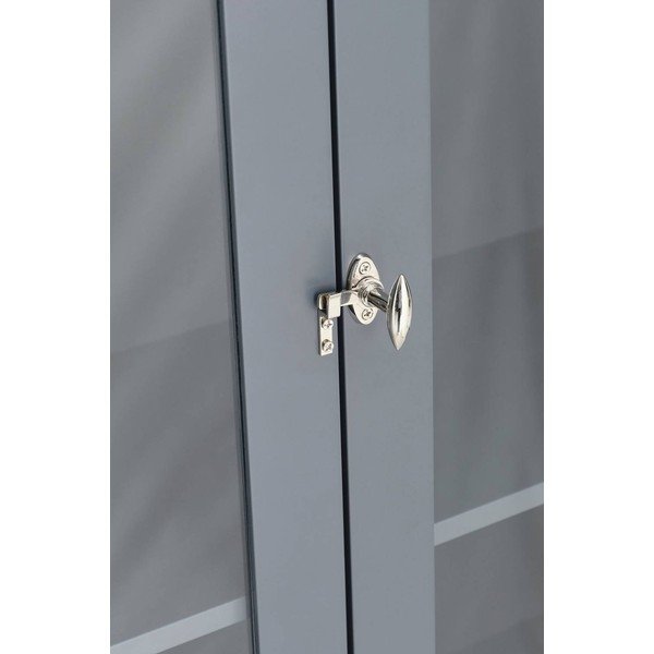 Siva viseća vitrina od MDF-a 85x170,5x35 cm Prato – Ellos Home-image-1