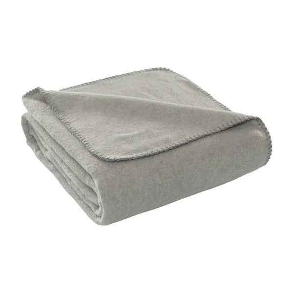 Siva deka od flisa 130x170 cm Brighton – Mijolnir