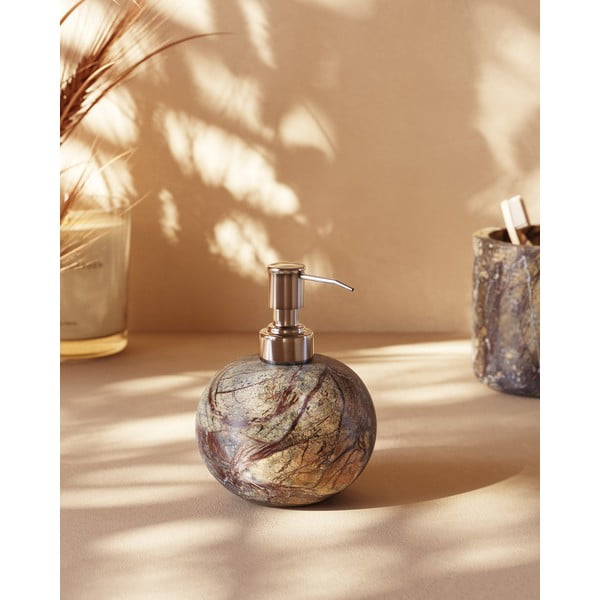 Mramoran dozator sapuna u prirodnoj boji 200 ml Spalsh – Kave Home-image-1