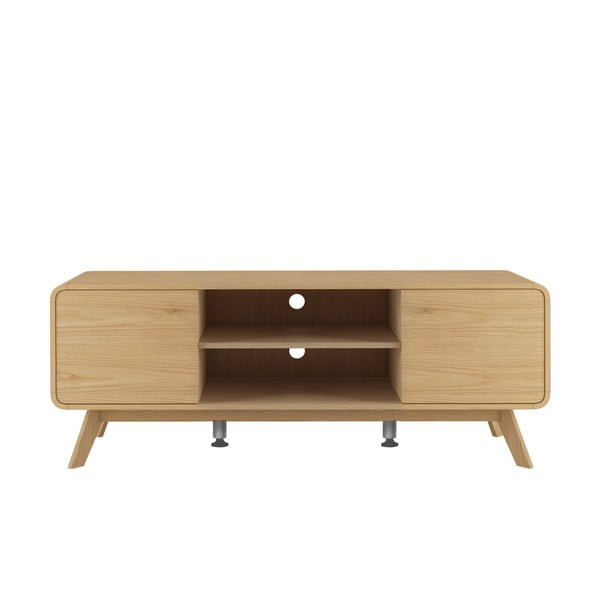 TV stol u dekoru hrasta u prirodnoj boji 140x53 cm Cassie - Støraa
