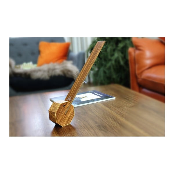 Smeđa LED stolna lampa (visina 38 cm) Octagon One – Gingko-image-1