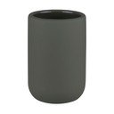 Tamno zelena keramička čaša za četkice za zube Lotus Play – Mette Ditmer Denmark