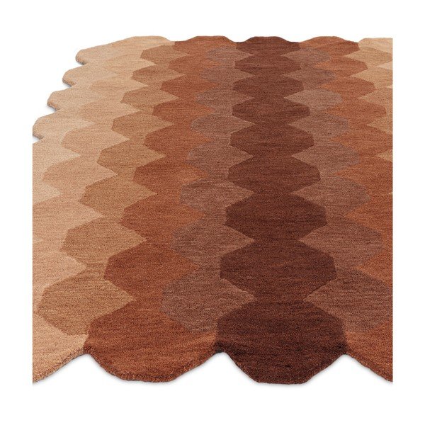 Ciglasti vuneni tepih 160x230 cm Hive – Asiatic Carpets-image-4