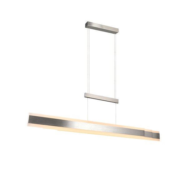 LED viseća svjetiljka u mat srebrnoj boji s metalnim sjenilom Arcola – Trio-image-3