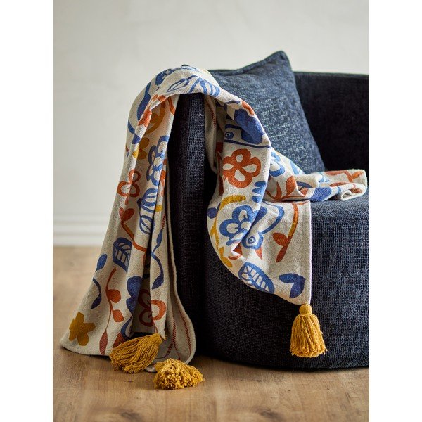 Deka od recikliranog pamuka 130x160 cm Figuria – Bloomingville-image-1