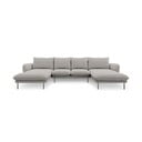 Svijetlosiva sofa u obliku slova U Cosmopolitan Design Beč