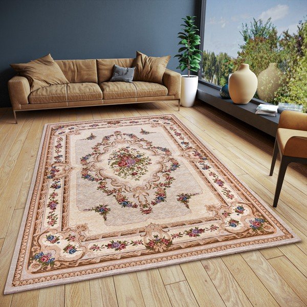 Bež tepih 60x90 cm Hafsa – Hanse Home-image-1