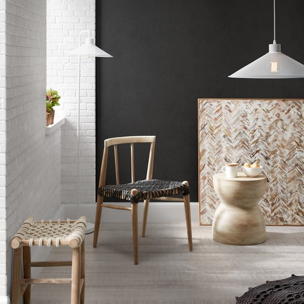 Stoliva od tikovine sa sjedištem od pamučnog užeta Kave Home Eclipse-image-1