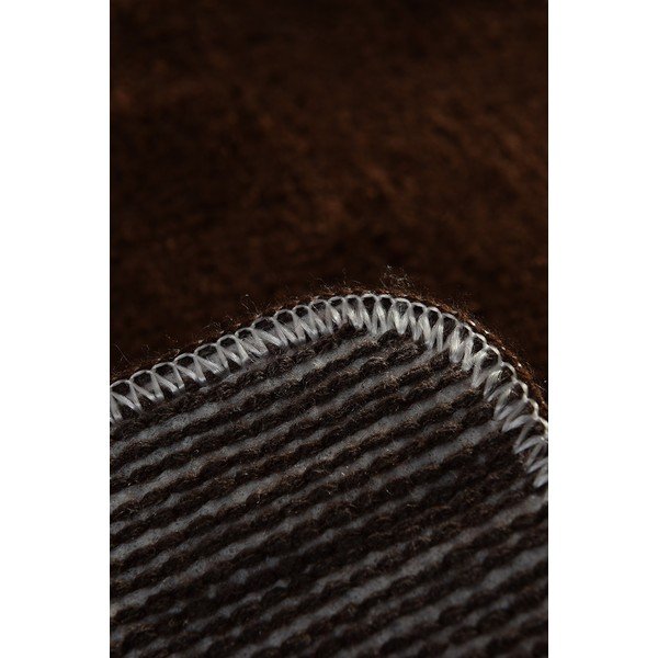 Tamno smeđa kupaonska prostirka ø 90 cm Havai – Foutastic-image-2