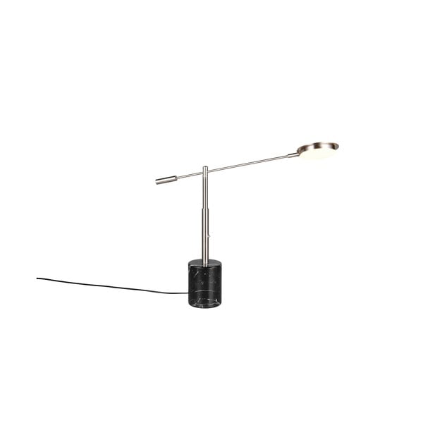 Crna/u srebrnoj boji LED stolna lampa (visina 65 cm) Fiore – Trio Select-image-1