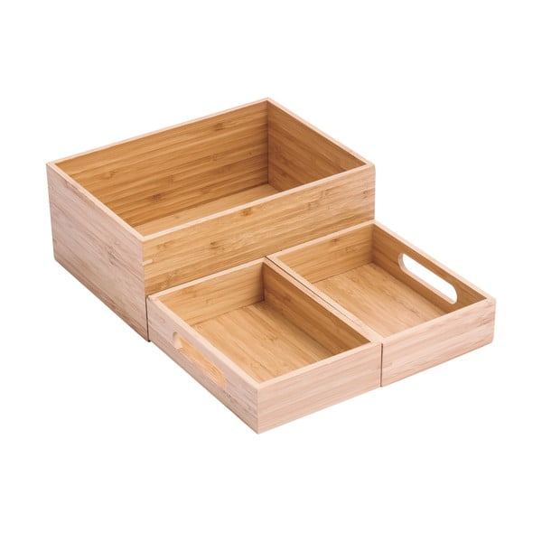 Kupaonski organizator od bambusa za kozmetiku u prirodnoj boji Isalys – MSV-image-2