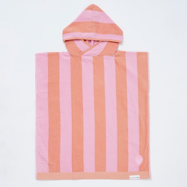 Narančasto-ružičasti pamučni dječji ručnik 70x70 cm Terry - Sunnylife