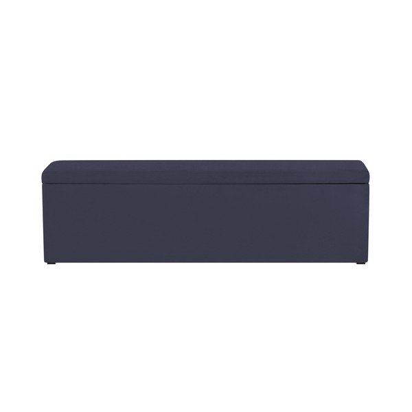 Tamnoplavi otoman Mazzini Sofas Ancona, 200 x 46 cm-image-4