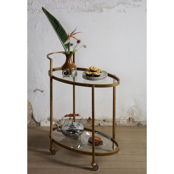 Kolica za posluživanje na kotačima 35x67 cm Push – WOOOD-image-1