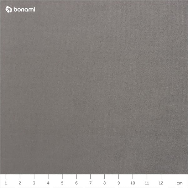 Siva baršunasta kutna garnitura (desni kut) Jodie - Micadoni Home-image-1