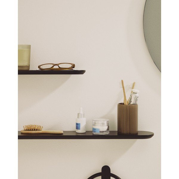 Crne police u setu 2 kom 55 cm Arely – Kave Home-image-1