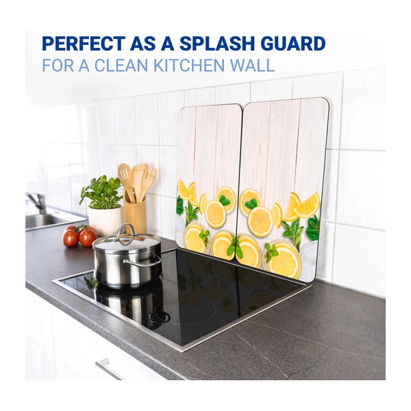 Zaštitni poklopci za štednjak u setu od kaljenog stakla 2 kom 52x30 cm Lemons – Wenko-image-4