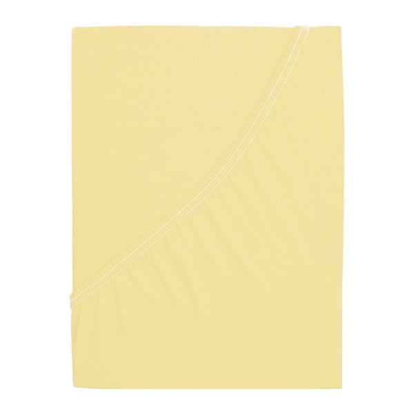 Žuta  plahta s gumom 90x200 cm – B.E.S.