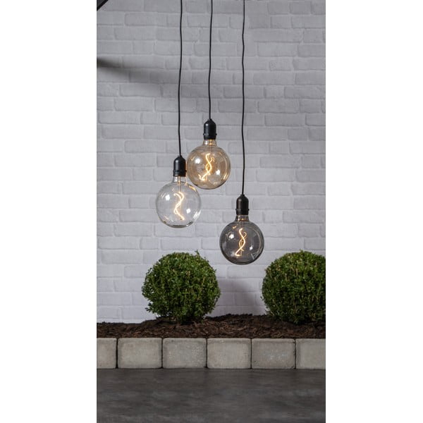 Smeđa vanjska LED svjetiljka Star Trading Glassball, duljina 1 m-image-3